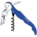 Wine Opener Corkscrew Tool - Royal Blue Handle